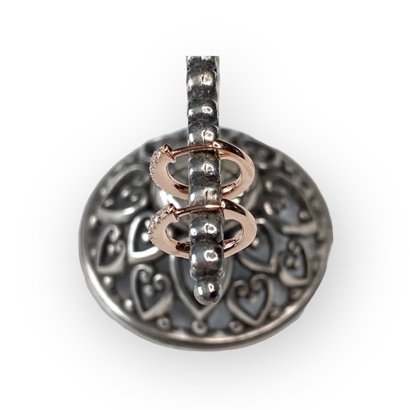 new Lassaire ❤︎ Simulated Diamond Pave Huggies Hoop Earrings ❤︎ Rose Gold Plated - Picture 6 of 16